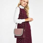 Load image into Gallery viewer, Berry Colour Block Cross Body Bag
