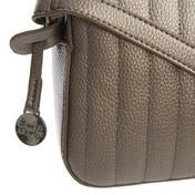 Load image into Gallery viewer, Gold Quilted Square Cross Body Bag with Tassel
