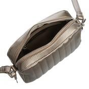 Load image into Gallery viewer, Gold Quilted Square Cross Body Bag with Tassel
