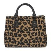 Load image into Gallery viewer, Leopard Double Compartment Bag
