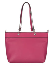 Load image into Gallery viewer, Fuschia Ring Handle Tassel Tote Bag
