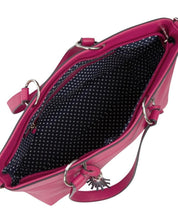 Load image into Gallery viewer, Fuschia Ring Handle Tassel Tote Bag
