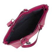 Load image into Gallery viewer, Fuschia Ring Handle Tassel Tote Bag
