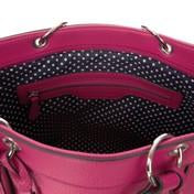 Load image into Gallery viewer, Fuschia Ring Handle Tassel Tote Bag
