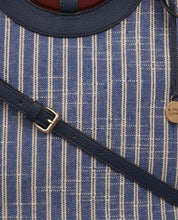 Load image into Gallery viewer, Canvas Stripe Ring Handle Grab Bag
