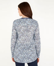 Load image into Gallery viewer, Artist Floral Voile Contrast Trim Blouse
