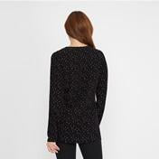 Load image into Gallery viewer, Black Stars and Diamonds Blouse
