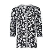 Load image into Gallery viewer, Contrast Trim Little Venice Print Blouse
