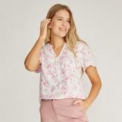 Load image into Gallery viewer, Blossoms Gathered Sleeve Blouse
