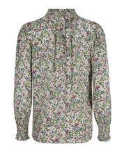 Load image into Gallery viewer, Hedgerow Floral High Neck Blouse
