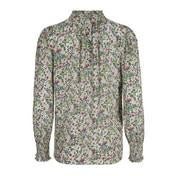 Load image into Gallery viewer, Hedgerow Floral High Neck Blouse
