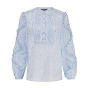 Load image into Gallery viewer, Cambridge Floral Ruffle Blouse
