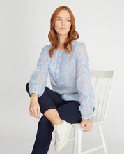 Load image into Gallery viewer, Cambridge Floral Ruffle Blouse
