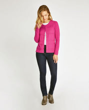 Load image into Gallery viewer, Fuschia Rick Rack Cardigan
