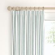 Load image into Gallery viewer, Heacham Stripe Dark Seaspray Curtains

