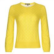 Load image into Gallery viewer, Bell Sleeve Jacquard Spot Sweater
