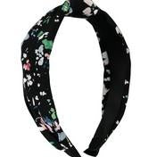 Load image into Gallery viewer, Blossom Black Floral Headband
