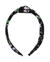 Load image into Gallery viewer, Blossom Black Floral Headband
