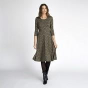 Load image into Gallery viewer, Fit and Flare Geo Print Dress
