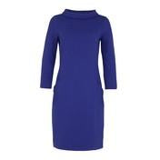 Load image into Gallery viewer, Cobalt Bardot Neck Textured Dress
