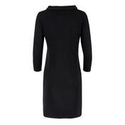 Load image into Gallery viewer, Black Bardot Textured Dress
