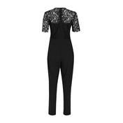 Load image into Gallery viewer, Black Lace Sleeve Jumpsuit

