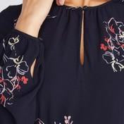 Load image into Gallery viewer, Floral Navy Dress
