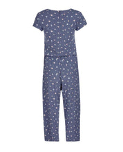 Load image into Gallery viewer, Cap Sleeve Crop Ditsy Spot Jumpsuit

