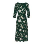 Load image into Gallery viewer, Evergreen Round Neck Fit and Flare Dress
