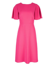 Load image into Gallery viewer, Hot Pink V-Back Dress
