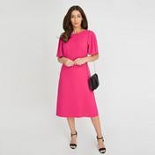 Load image into Gallery viewer, Hot Pink V-Back Dress
