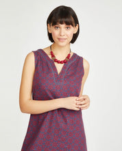 Load image into Gallery viewer, Handpainted Tile Shift Dress
