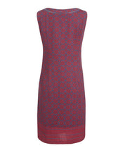 Load image into Gallery viewer, Handpainted Tile Shift Dress
