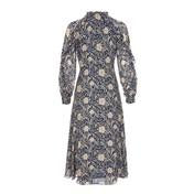 Load image into Gallery viewer, Frilled Garden Print Dress
