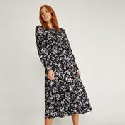 Load image into Gallery viewer, Blossoms Floral Print Button Front Dress
