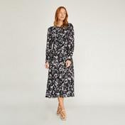 Load image into Gallery viewer, Blossoms Floral Print Button Front Dress
