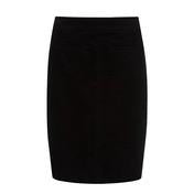 Load image into Gallery viewer, Black Velvet A-Line Skirt
