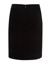 Load image into Gallery viewer, Black Velvet A-Line Skirt
