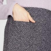 Load image into Gallery viewer, Herringbone A-Line Skirt
