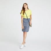 Load image into Gallery viewer, Lemon Drop Linen A- Line Skirt
