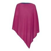 Load image into Gallery viewer, Cranberry/Teal Reversible Poncho
