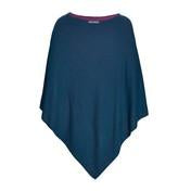 Load image into Gallery viewer, Cranberry/Teal Reversible Poncho
