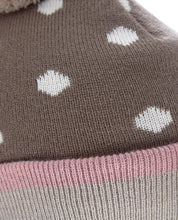 Load image into Gallery viewer, Knitted Spot Pom Pom Hat
