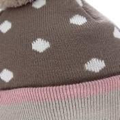 Load image into Gallery viewer, Knitted Spot Pom Pom Hat
