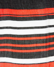 Load image into Gallery viewer, Clementine Stripe Scarf
