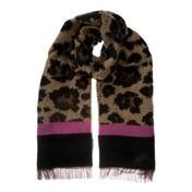 Load image into Gallery viewer, Leopard Print Warm Handle Scarf
