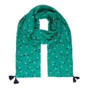 Load image into Gallery viewer, Eden Garden Sprig Tassel Scarf
