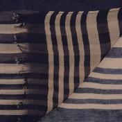 Load image into Gallery viewer, Cafe Creme Spot and Stripe Scarf
