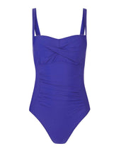 Load image into Gallery viewer, Blue Twist Front Swimsuit
