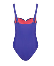 Load image into Gallery viewer, Blue Twist Front Swimsuit
